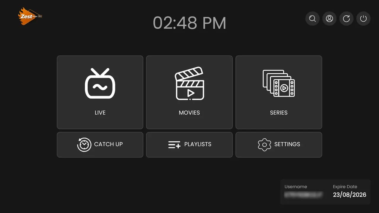 Waka TV app home screen with Live, Movies, Series and Catch-up