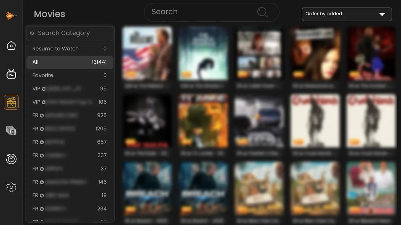 Movies in the Waka TV app