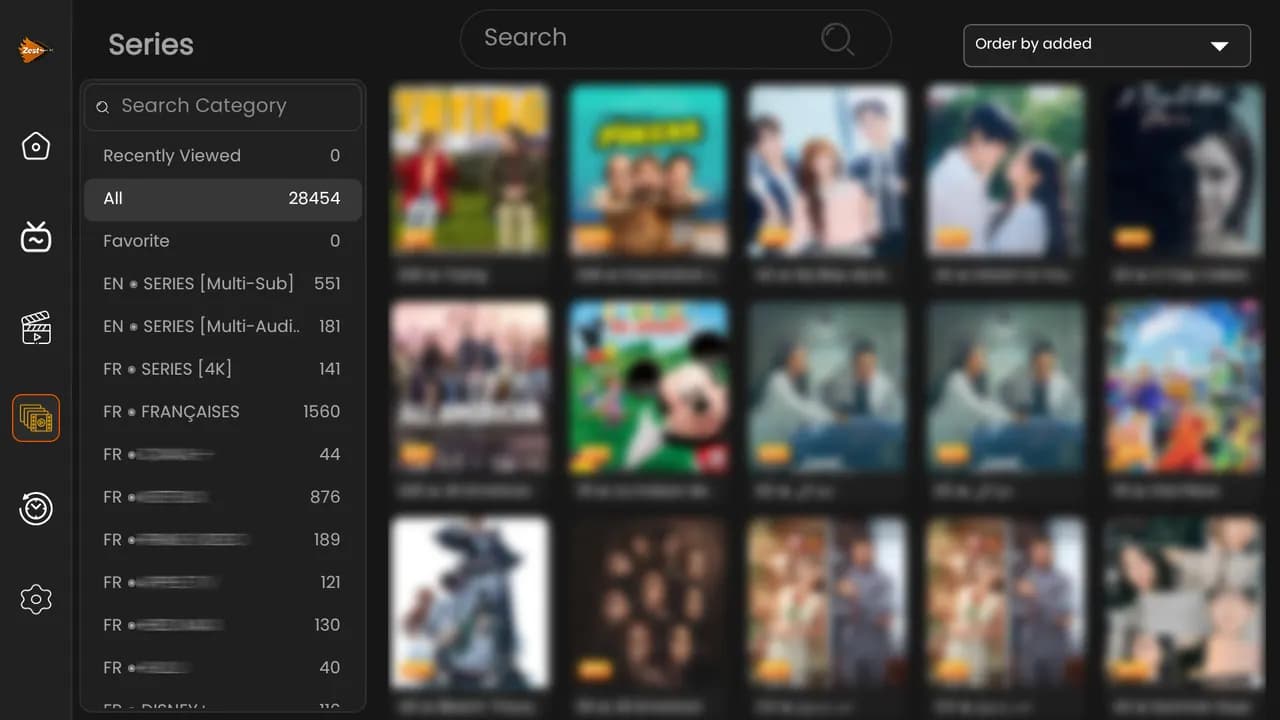 Series in the Waka TV app